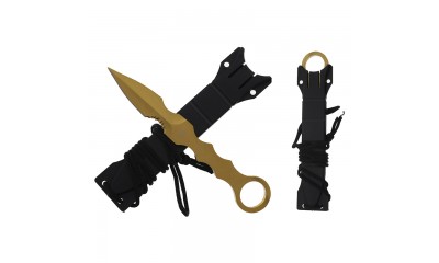 Falcon 7 1/2" Tactical Knife KT3090GD Falcon 7 1/2" Tactical Knife KT3090GD